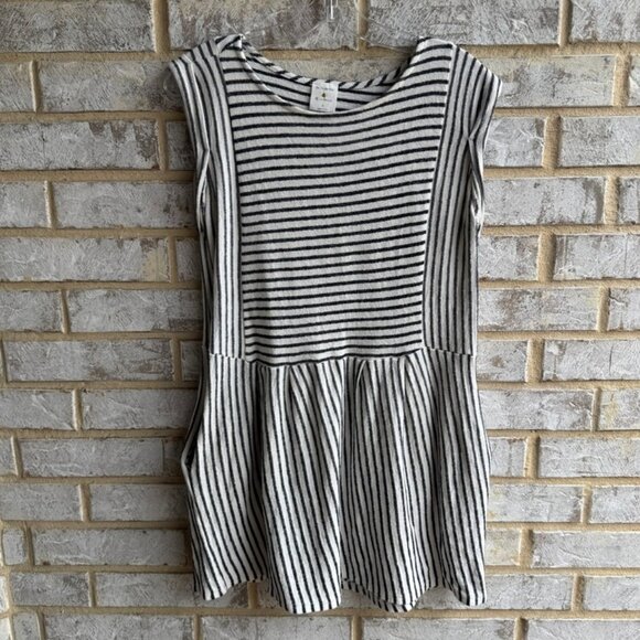 By Together Dresses & Skirts - By Together Sleeveless Striped Pocketed Shirt Dress Women's Size S.